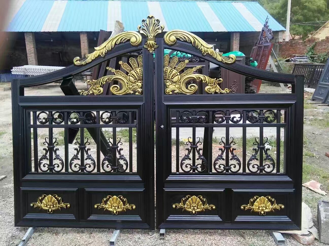 鐵藝大門(mén)的三大施工步驟