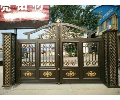 鐵藝大門，鐵藝大門圖片