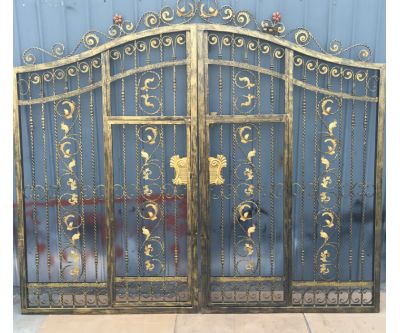 鐵藝大門，鐵藝大門圖片