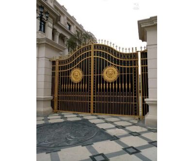 鐵藝大門，鐵藝大門圖片