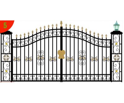 鐵藝大門效果圖