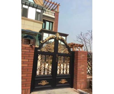 鐵藝大門，鐵藝大門圖片