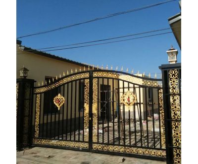 鐵藝大門，鐵藝大門圖片