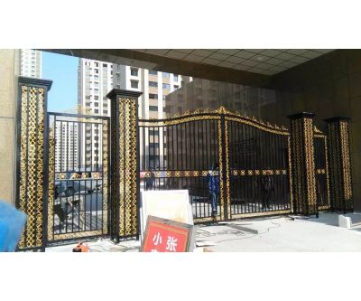 鐵藝大門，鐵藝大門圖片